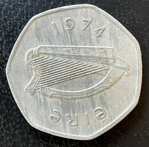 Ireland 50p 1974 - , ef