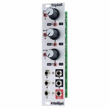 Intellijel Triplatt 3 Channel Attenuverter & Summing Mixer Eurorack  Module