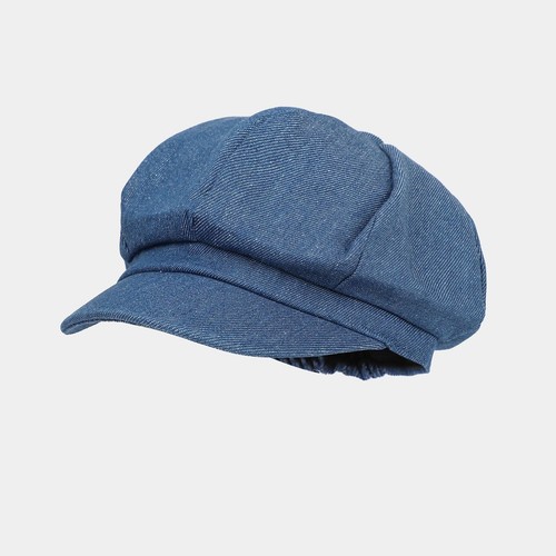 Women denim baker boy hat - women's,