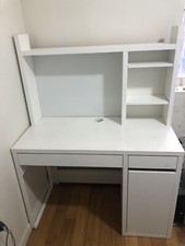 white ikea desk