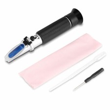0-80% Handheld Alcohol Refractometer ATC Alcoholmeter Liquor Tester Meter UK