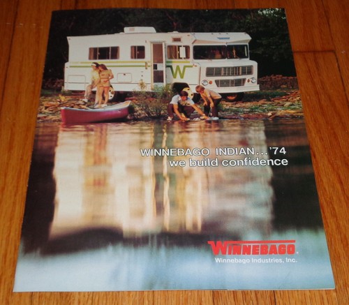 Original 1974 winnebago - winnebago, indian