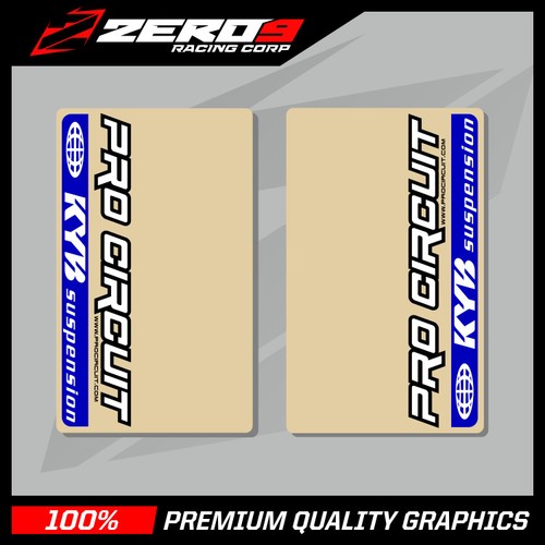 Kyb upper fork decals - upper,