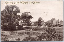 Antique Postcard Weybridge Surrey England Landscape