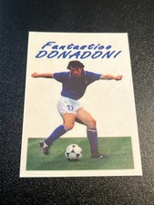 RARE Donadoni Italia Mondiale 1990 Sticker (Figurine Vallardi)