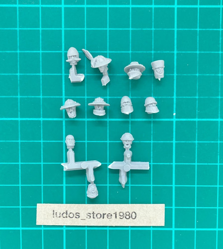 Bretonnia men arms - bretonnia, heads