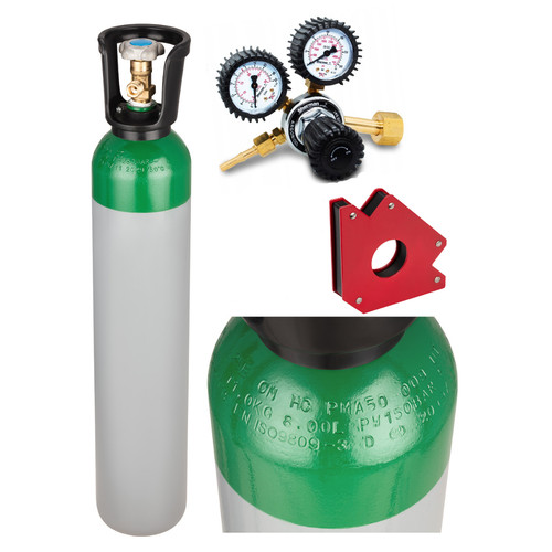 Argon gas bottle cylinder - bottle, tig