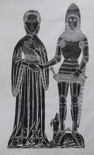 Brass rubbing robert de - brass,
