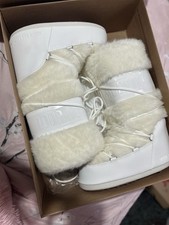 Original White Faux Fur Moon
