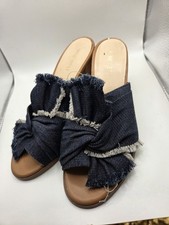 Nine West Denim Open Heeled