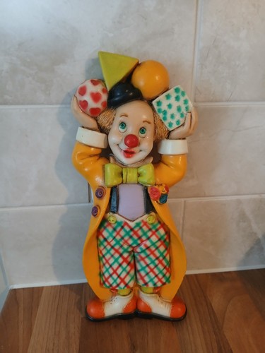 Vintage ceramic clown - vintage, juggler