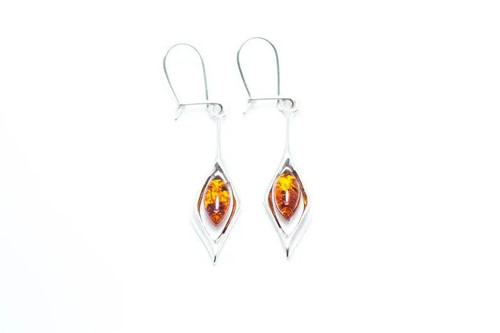 Elegant small droplet amber - small,