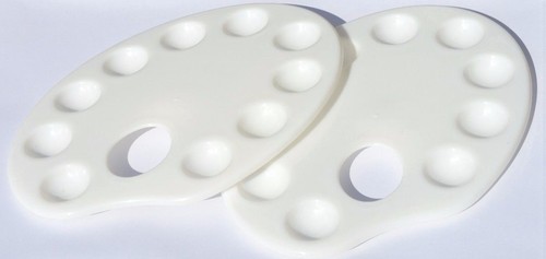 Artists oval palette - 2,