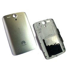 Huawei G300 Ascend rear battery cover silver back housing fascia Genuine