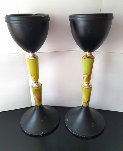 Pair vintage metal - vintage,