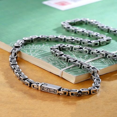 5mm rectangle chain solid real - rectangle,