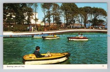 R787573 Boating Lake at Filey. Bamforth. Holmfirth. Yorkshire. Color Gloss View