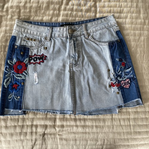 Desigual embroidered denim - embroidered,