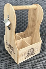 Wooden Barrel Tap Beer Crate