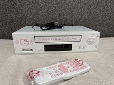 Hello Kitty VCR-KT8 VHS Player Remote Included Tested New Opened