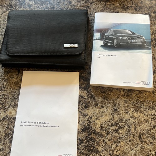 Audi owners manual book - audi, a3
