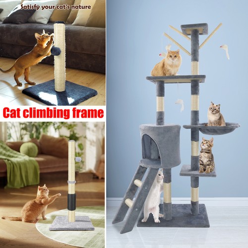 Cat tree scratching post - tree,