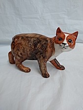 Vintage Hand Painted Manx Cat