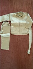 Boys 4-Piece Gold Sherwani Set