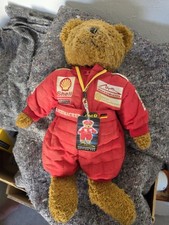 Michael Schumacher Teddy Bear Ferrari F1 Collectors 