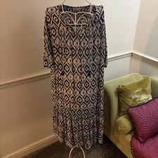 Masai Xl Dress Blue and White