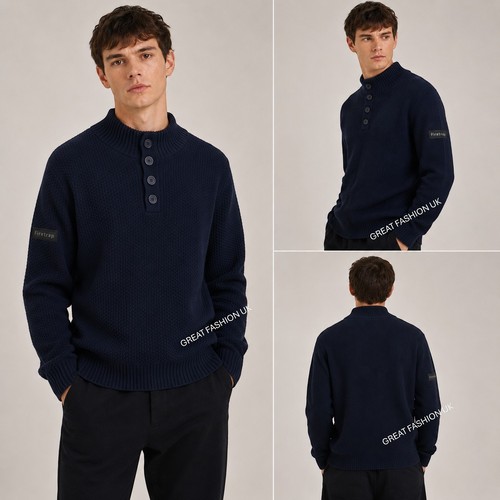 Mens jumper chunky knitted - jumper,