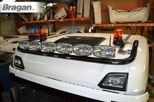 Roof spot light bar black - bar, +