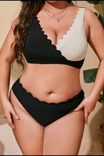 Bikini black beige - bikini, black/beige