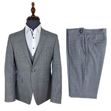 Grey 3 Three Piece Suit Prince