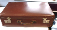 VINTAGE 1950/60s Globetrotter hard shell suitcase World's Most Famous Suitcase