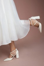 Coast Womens Court Heel White