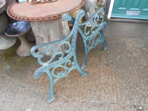Pair reclaimed garden iron - ,