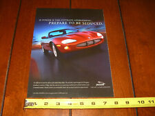 2000 JAGUAR XKR ORIGINAL AD