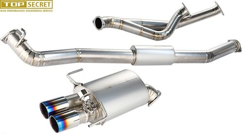 Top secret titanium exhaust - titanium,