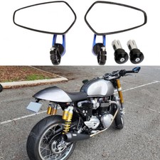 Blue 7/8" Motorcycle Bar End