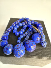 Vintage Czech Bohemian Lapis
