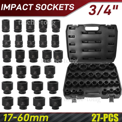27pcs drive deep - 27pcs, 3/4"