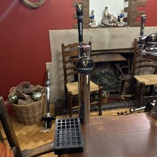 RARE Chrome ‘GUINNESS’ Beer Pump/font/tap mancave pub 