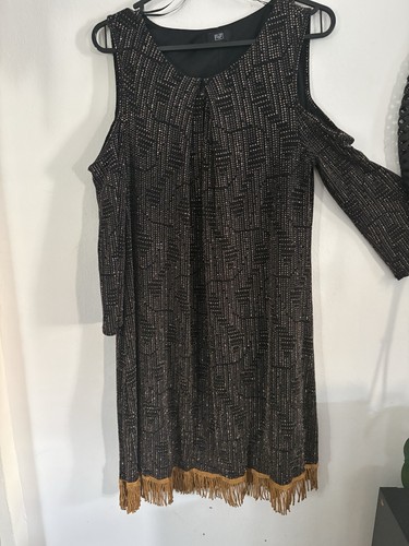 Black gold glitter cold - black,