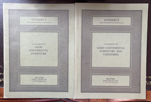 Sotheby auction catalogue - auction,
