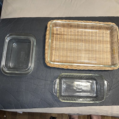 Vintage corning pyrex clear - pyrex,