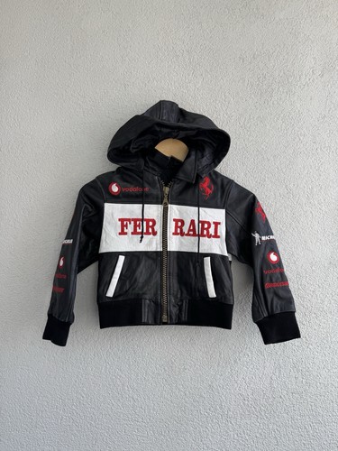 Vintage ferrari leather racing - leather,
