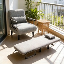 Folding Fabric Sofa Bed