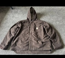 Carhartt Sherpa Lined Active Jacket Brown Colourway UK Size Small Brand New