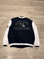 Vintage 2001 Reebok NFL Baltimore Raven Super Bowl XXXV Champions Varsity Jacket